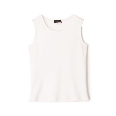 【送料無料】maison TOMORROWLAND/メゾン トゥモローランド ブライトフライス タンクトップ 11ホワイト トップス【三越伊勢丹/公式】