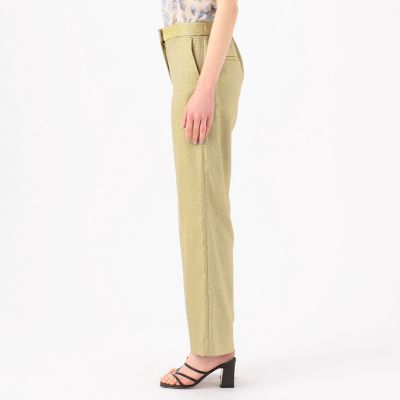 ドットジャカード　ストレートパンツ