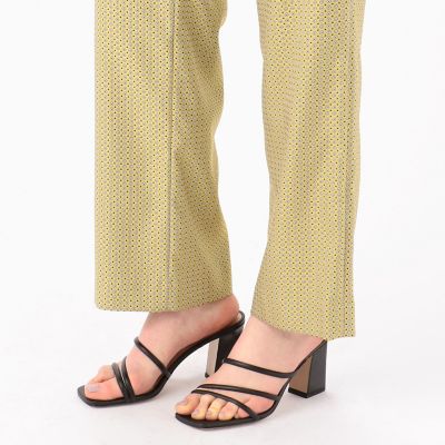 ドットジャカード　ストレートパンツ