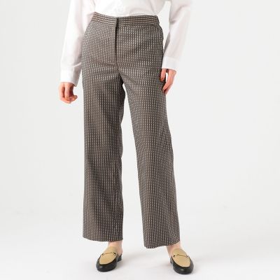 ドットジャカード　ストレートパンツ
