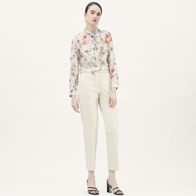 カルゼサーキュラー シガレットパンツ | maison TOMORROWLAND/メゾン