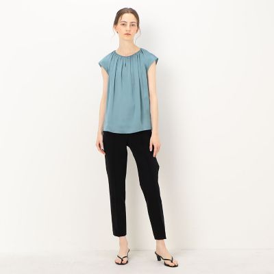定1.9万トゥモローランド　ハイパワーストレッチ バックスリットシガレットパンツ ハイパワーストレッチ バックスリットシガレットパンツ | maison