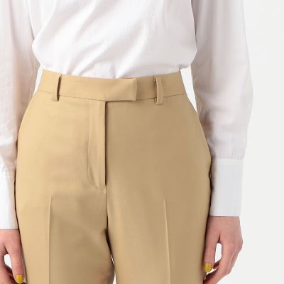 スーパーファインウールサキソニー シガレットパンツ | maison