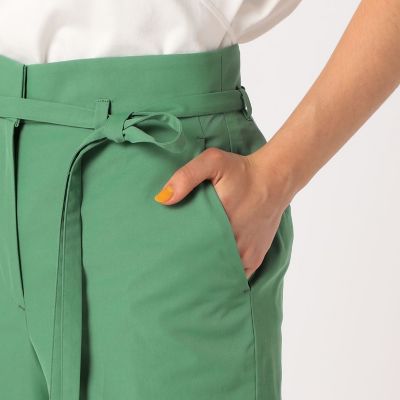 ドライツイル　ハイウエストテーパードパンツ