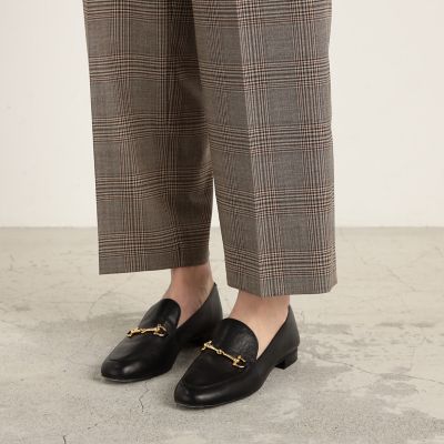 ブラウニーグレンチェック ハイウエストパンツ | maison