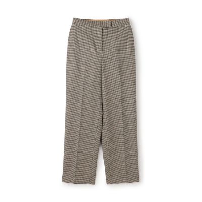 ＜maison TOMORROWLAND＞ガンクラブチェックストレッチ　ストレートパンツ