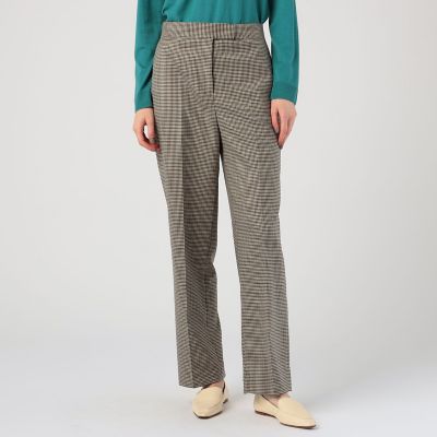 ガンクラブチェックストレッチ　ストレートパンツ