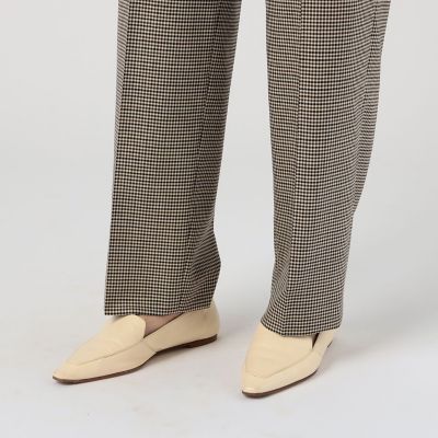 ガンクラブチェックストレッチ　ストレートパンツ