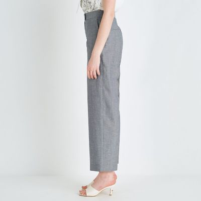 ピンヘッドストレッチ　ストレートパンツ