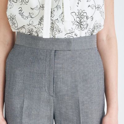 ピンヘッドストレッチ　ストレートパンツ