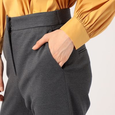 【タイムセール：６月３０日（月）午前９時３０分迄】カルゼサーキュラー　シガレットパンツ
