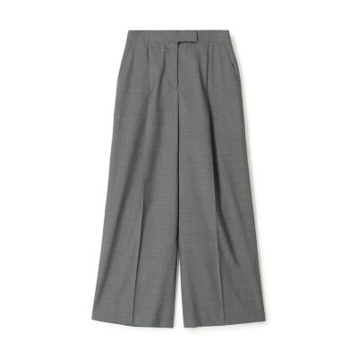 スーパーウールトロピカルウール　センタープレスワイドパンツ
