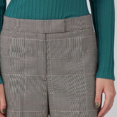 ピンキーグレンチェック ストレートパンツ | maison