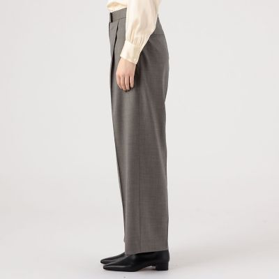 ブラウニーシャーク　タックワイドパンツ