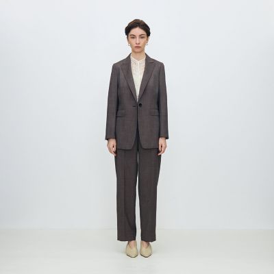 ウーステッドカルゼ ストレートパンツ | maison TOMORROWLAND/メゾン