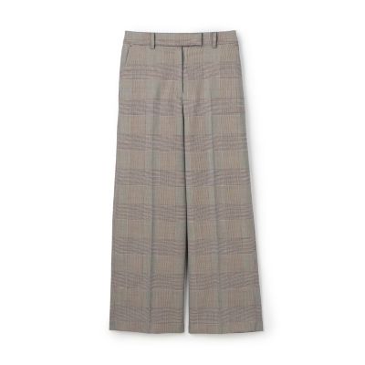 ＜maison TOMORROWLAND＞マルチグレンチェック　ストレートパンツ
