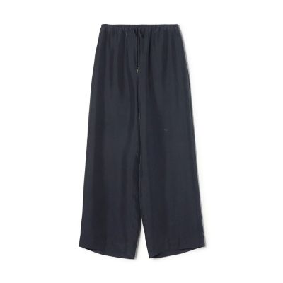 シルクサンドウォッシュ ドローストリングパンツ | maison