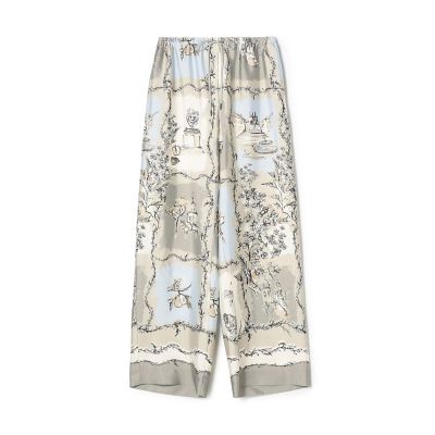 ＜maison TOMORROWLAND＞【予約商品３月下旬以降順次お届け】ローマプリント　ドローストリングパンツ