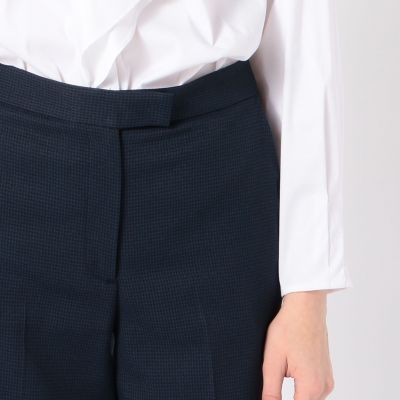 シェファードチェック　セミワイドパンツ
