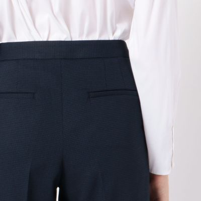 シェファードチェック　セミワイドパンツ