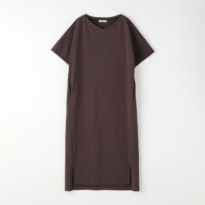 オーガニックコットン　Ｖネックワンピース