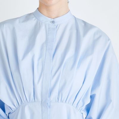 コンパクトブロード　ギャザーワンピース