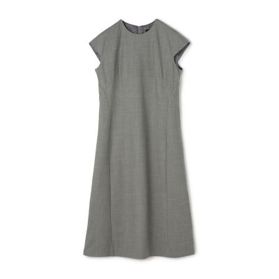 ＜maison TOMORROWLAND＞スーパーウールウィーヴ　キャップスリーブワンピース