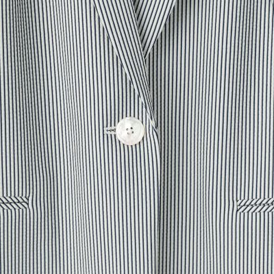 イージーサッカー ピークドラペルジャケット | maison TOMORROWLAND