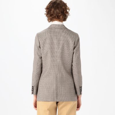 ウールストレッチシェファード ダブルブレストジャケット | maison  