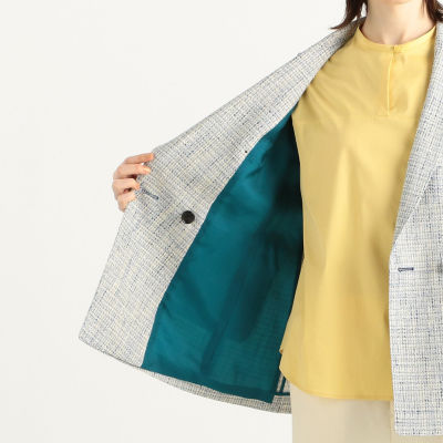 ファンシーテープヤーン ダブルブレストジャケット | maison  