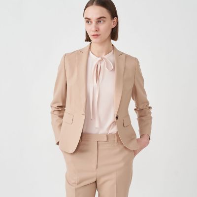 ウールストレッチオックス ピークドラペルジャケット | maison