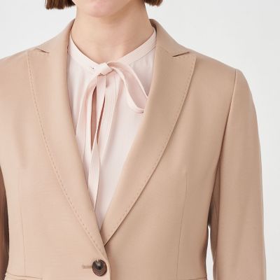 ウールストレッチオックス ピークドラペルジャケット | maison