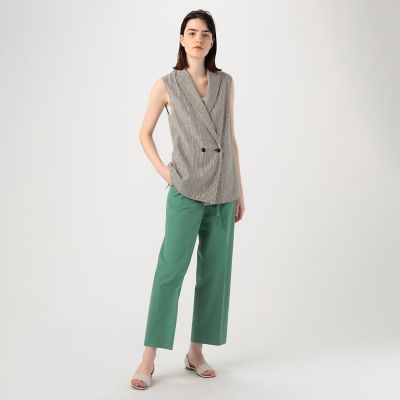 人気が高い ブロークンウィンドウペン ダブルブレストジレ maison | トップス
