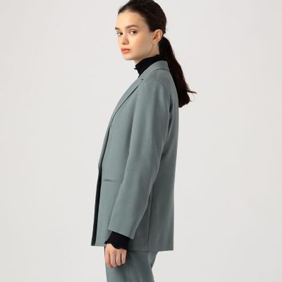 ドレーピーストレッチ ダブルブレストジャケット | maison