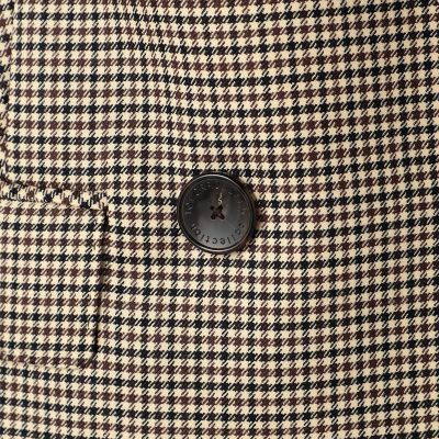 ガンクラブチェックストレッチ　ダブルブレストジャケット