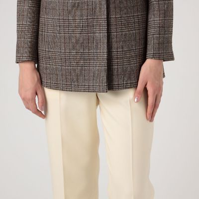 シックグレンチェック ダブルブレストジャケット | maison