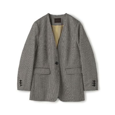 ＜maison TOMORROWLAND＞シックシェファード　ノーカラージャケット