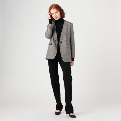 シックシェファード ノーカラージャケット | maison TOMORROWLAND