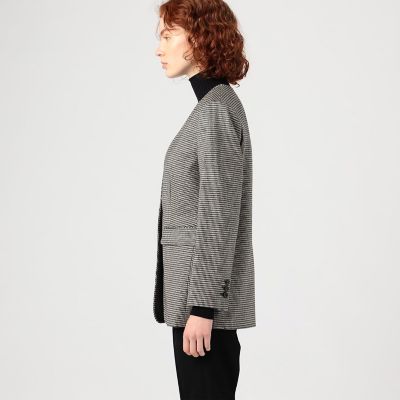 シックシェファード ノーカラージャケット | maison TOMORROWLAND