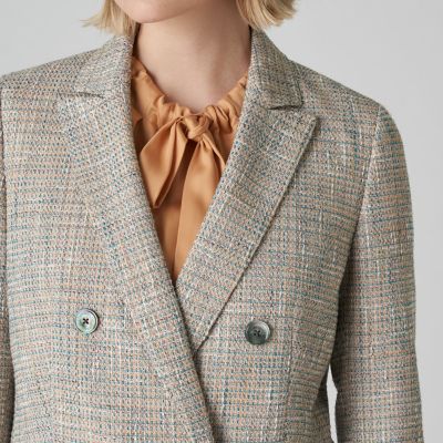 ファンシーテープ ダブルブレストジャケット | maison TOMORROWLAND