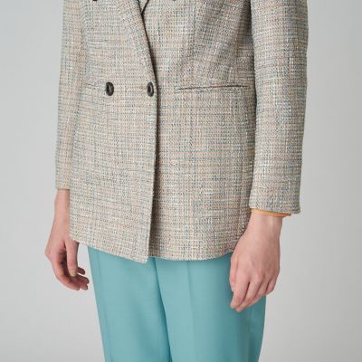 ファンシーテープ ダブルブレストジャケット | maison TOMORROWLAND