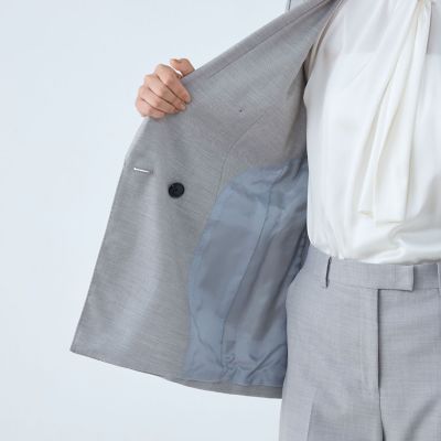 シャイニーピンヘッド　ダブルブレストジャケット
