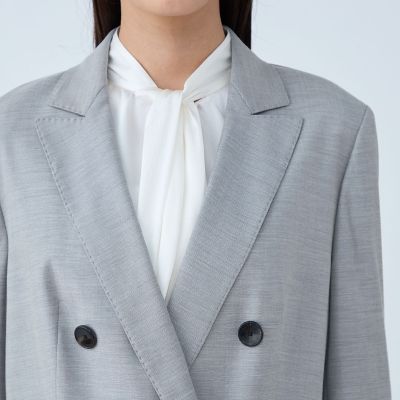 シャイニーピンヘッド　ダブルブレストジャケット
