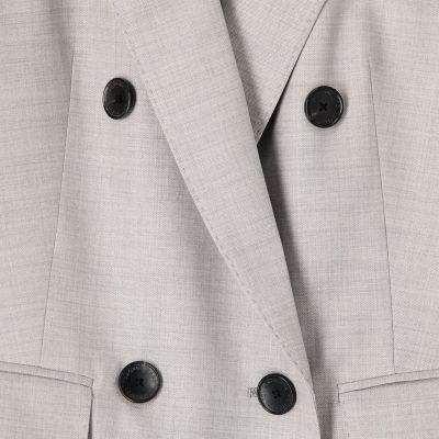 シャイニーピンヘッド　ダブルブレストジャケット
