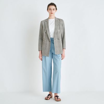 日本全国送料無料商品人気ランキング グレンサッカー ダブルブレストジャケット | maison ジャケット・アウター