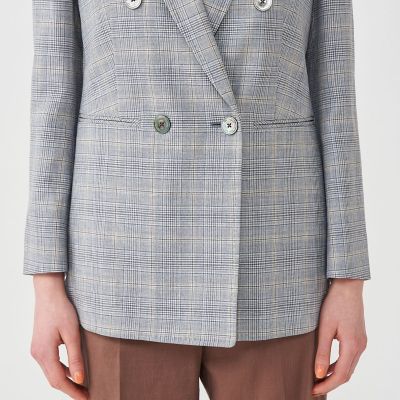 【  205W39NYC】グレンチェックfloralコート CALVIN KLEIN 205W39NYC】グレンチェックfloralコート