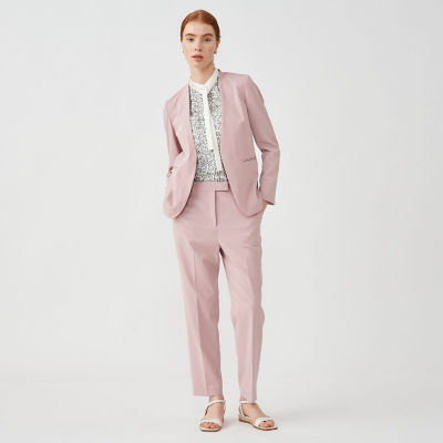 美品 TOMORROWLAND ノーカラージャケット 34【7号】 セール】 ライトダブルジョーゼット ノーカラージャケット （ノー