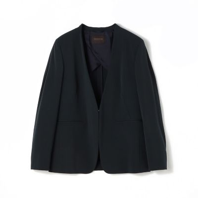 SALE★美品【theory luxe】セレモニー ノーカラージャケット 38 SALE☆美品【theory luxe】セレモニー ノーカラージャケット 38