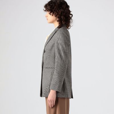 シックシェファードチェック ダブルブレストジャケット | maison
