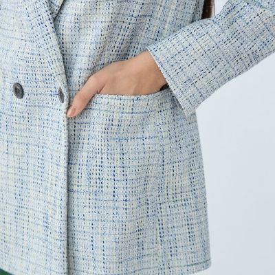 ファンシーテープ ダブルブレストジャケット | maison TOMORROWLAND